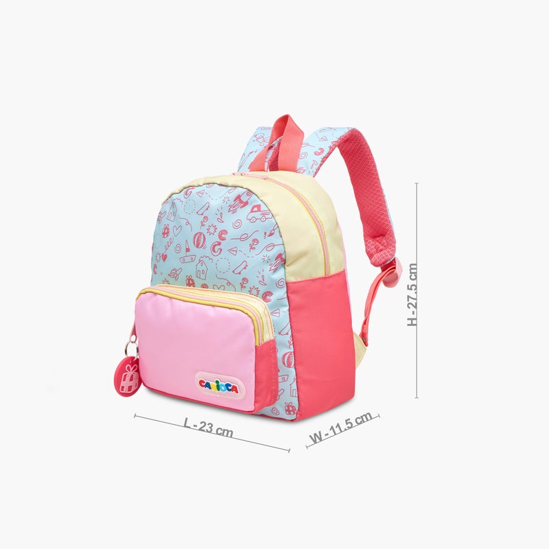 carioca Doodle Print Backpack for Kids - Image 2